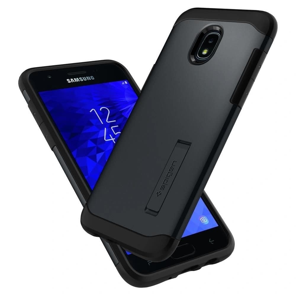 Case Spigen Slim Armor Samsung Galaxy J3 2018 Metall-Schiefer - 2
