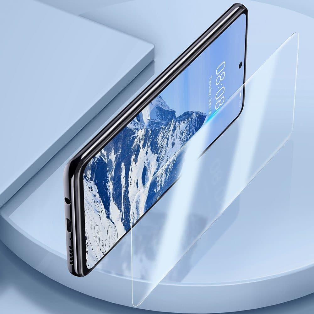 Baseus 0.15mm Full-screen Curved Surface Water Gel Protector 2-pack for Xiaomi Redmi K40/K40 Pro Transparent (SGMIK40-02) - 11