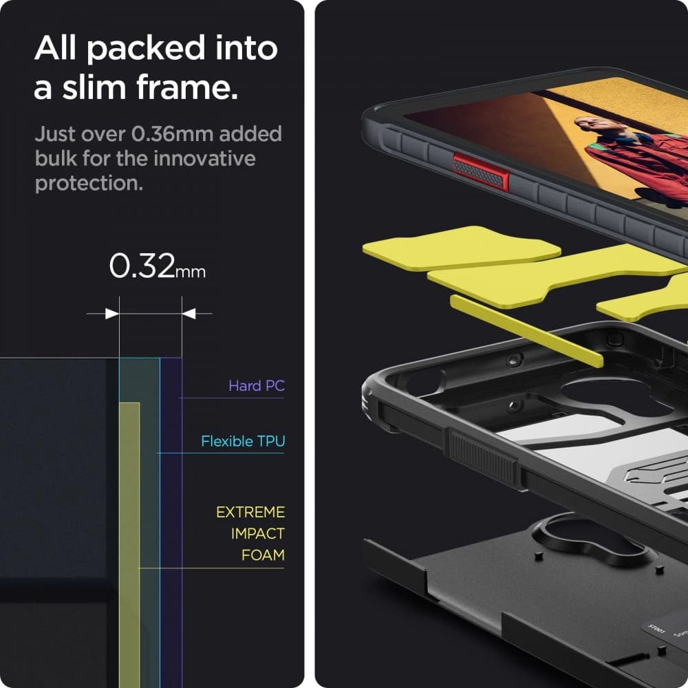 Etui Spigen Tough Armor Samsung Galaxy XCover 5 Negru - 11