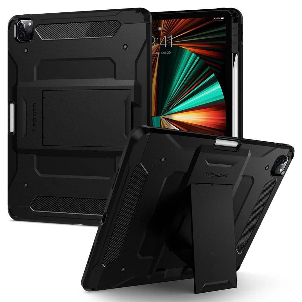 Etui Spigen Tough Armor Pro Apple iPad Pro 12.9 2021 (a 5-a generație) Negru - 1