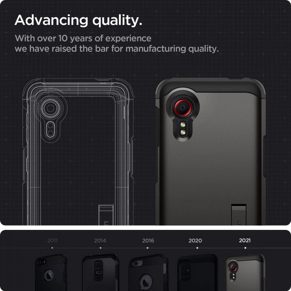 Etui Spigen Tough Armor Samsung Galaxy Xcover 5 Gunmetal - 11