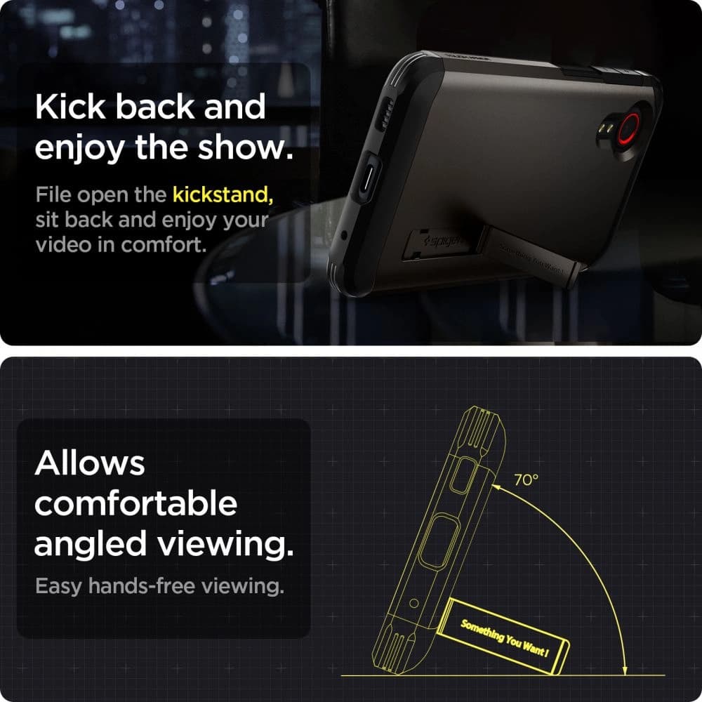 Etui Spigen Tough Armor Samsung Galaxy Xcover 5 Gunmetal - 14