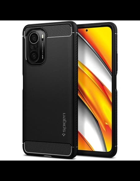 Etui Spigen Rugged Armor Xiaomi Mi 11i/POCO F3 Matná černá