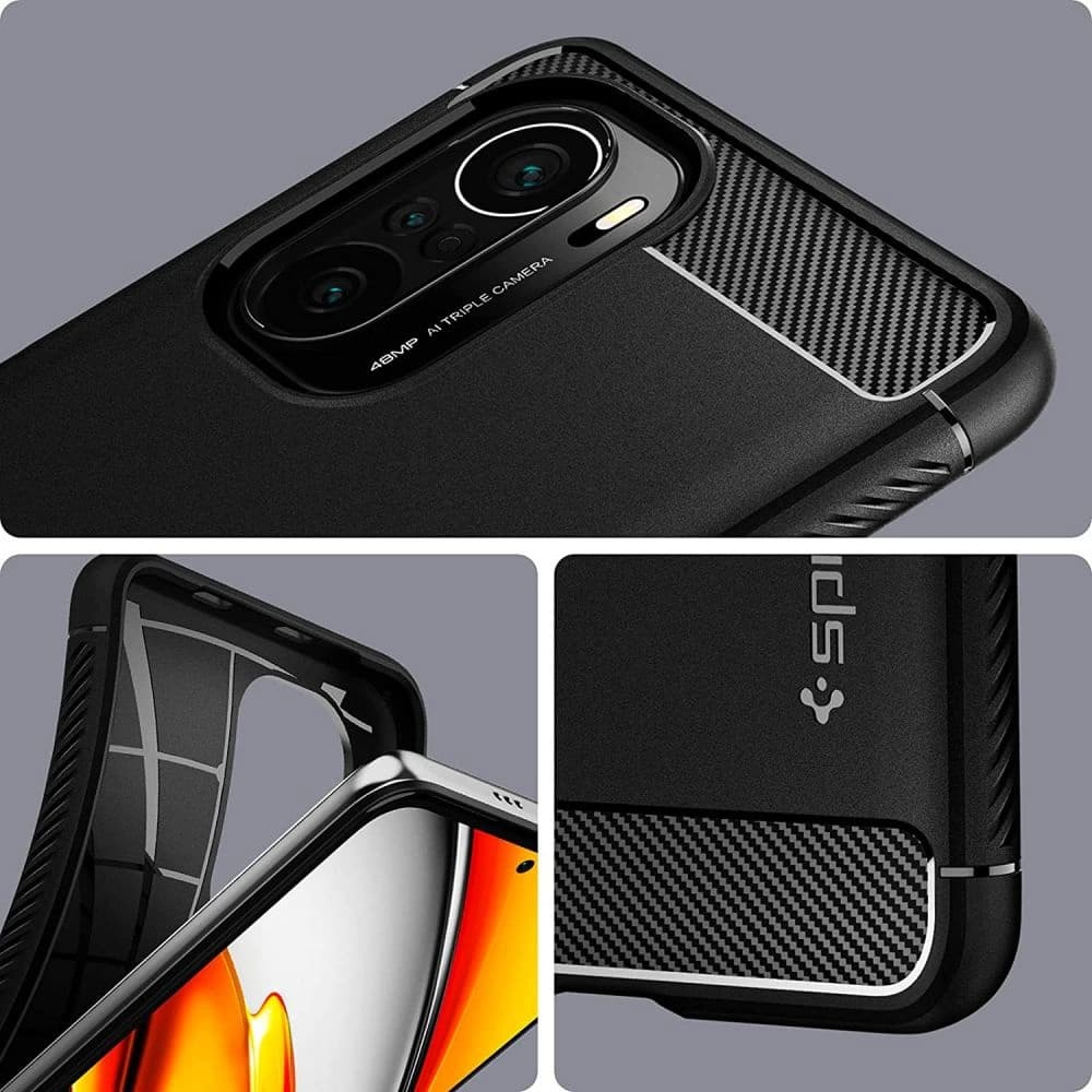 Spigen Rugged Armor Xiaomi MI 11i/Pocophone F3 Matte Black - 2