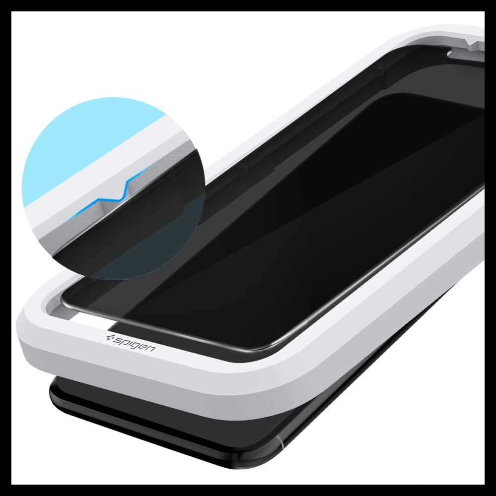Edzett üveg Spigen GLAS.tR AlignMaster Apple iPhone 11 Privacy - 7