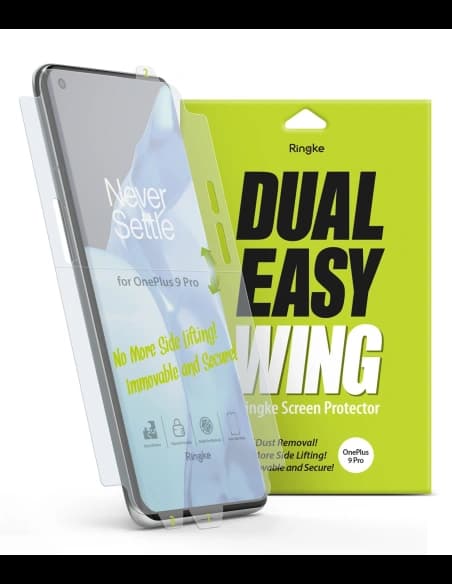 Ringke OnePlus Hydrogel-Folie Dual Easy Wing Full Cover 9 Pro [2 PACK]