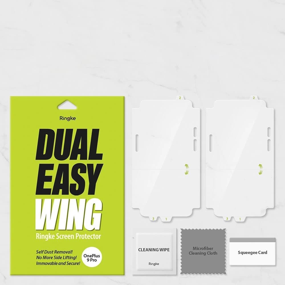 Folia hydrogelová Ringke Dual Easy Wing Full Cover OnePlus 9 Pro [2 PACK] - 7