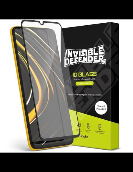 Edzett üveg Ringke ID Glass Pocophone M3 Teljes Fedél