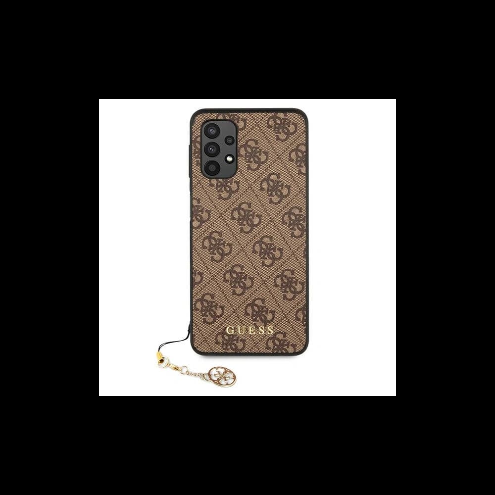 Etui Guess GUHCA325GF4GBR Samsung Galaxy A32 LTE barna/brown kemény tok 4G Charms Collection - 3