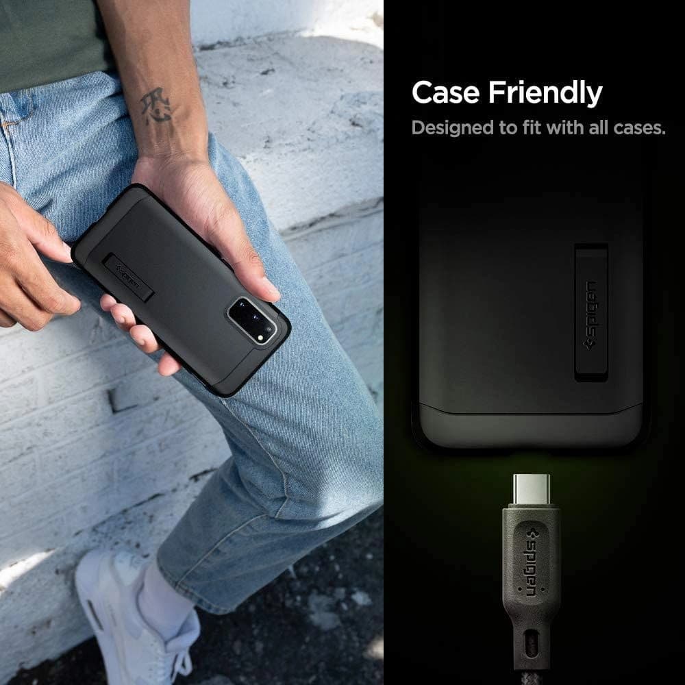 Cablu USB-C Spigen Essential C11C1 PD 60W QC3.0 150cm Gunmetal - 7