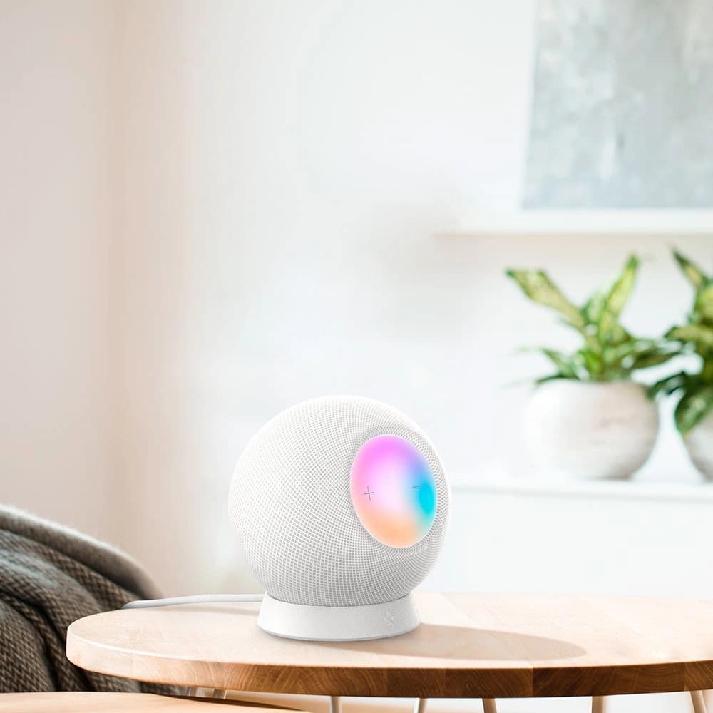Spigen Silicone Fit Apple Homepod Mini Stand White - 10