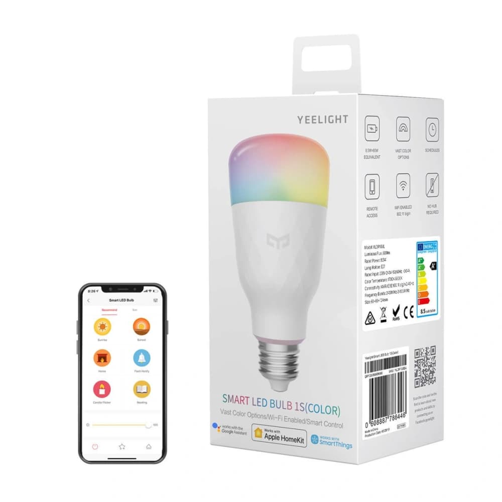 Smart žárovka LED Yeelight Smart Bulb 1S (RGB) - 1