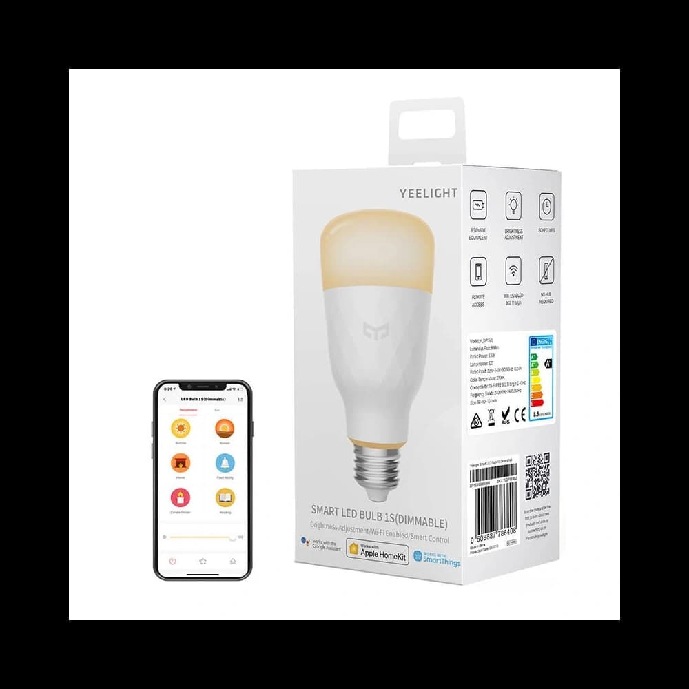 Smart žárovka LED Yeelight Smart Bulb 1S (bílá) - 1