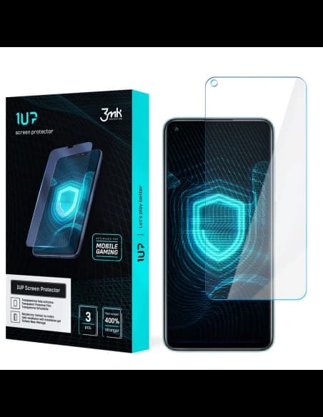 Folia de protecție pentru jucători 3MK 1UP Redmi Note 9 4G [3 PACK]