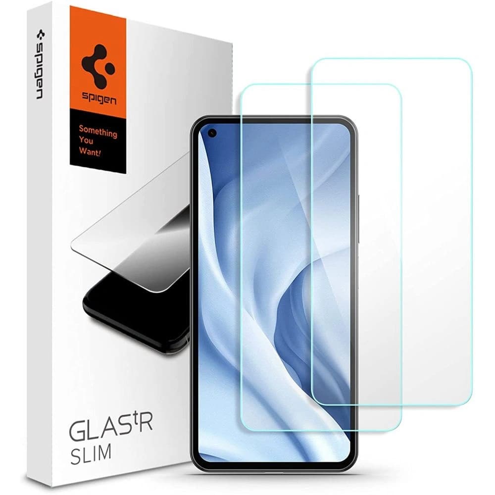 Spigen GLAS.tR Slim Xiaomi Mi 11 Lite LTE/5G [2 PACK] - 1