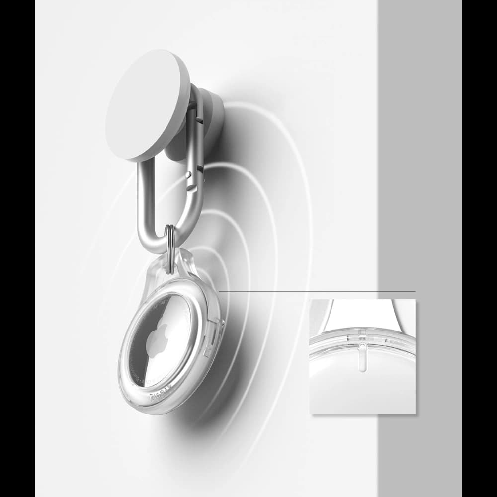 Etui Ringke Slim Apple AirTag Clear [4 PACK] - 7