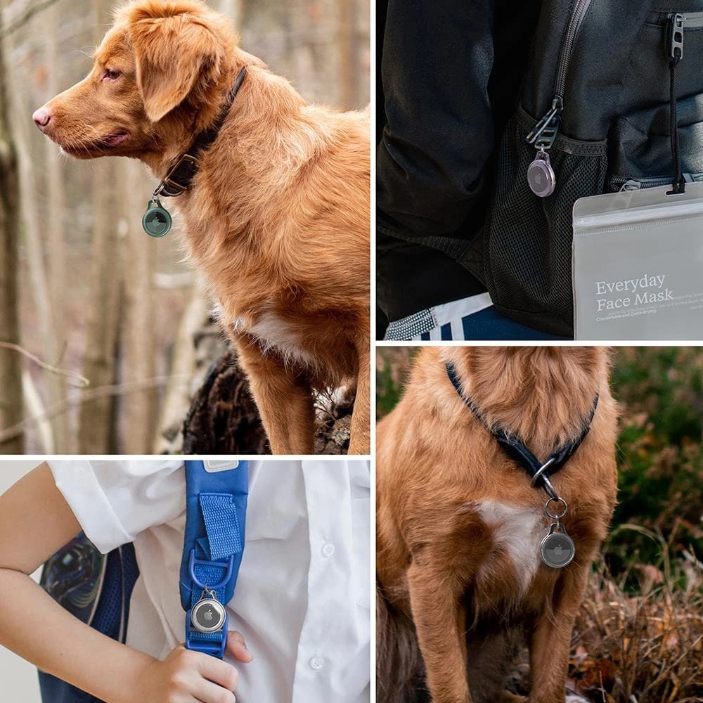 Etui Ringke Slim Apple AirTag Clear [4 PACK] - 10