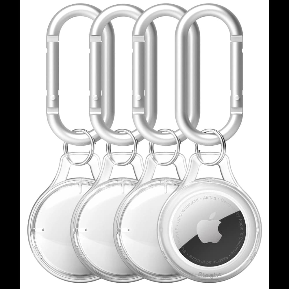 Etui Ringke Slim Apple AirTag Clear [4 PACK] - 1
