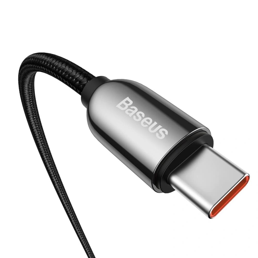 Cablul USB-C la USB-C Baseus Display, Power Delivery, 100W, 1m (negru) - 4