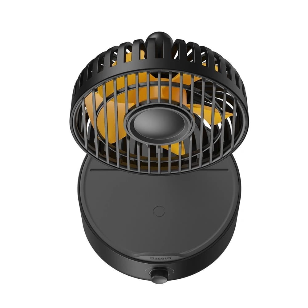 Baseus Hermit desktop wireless charger 10W with oscillating fan (black) - 5