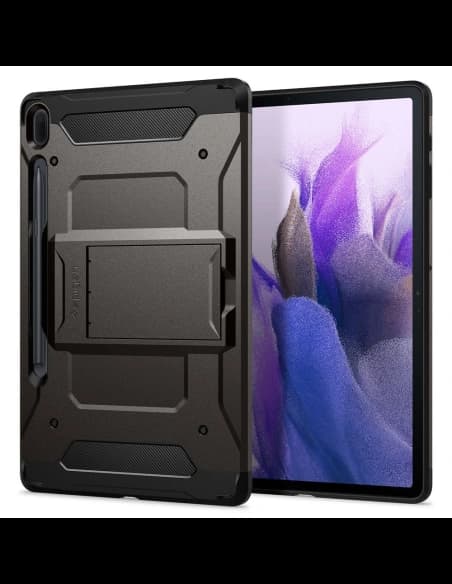 Spigen Samsung Schutzhülle Tough Armor Pro Galaxy Tab S7 FE 5G 12.4 Gunmetal