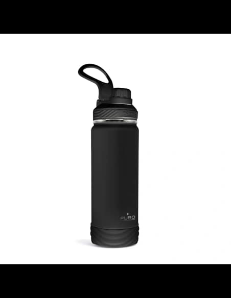 PURO Outdoor - Butelka termiczna ze stali nierdzewnej 500 ml (Black)