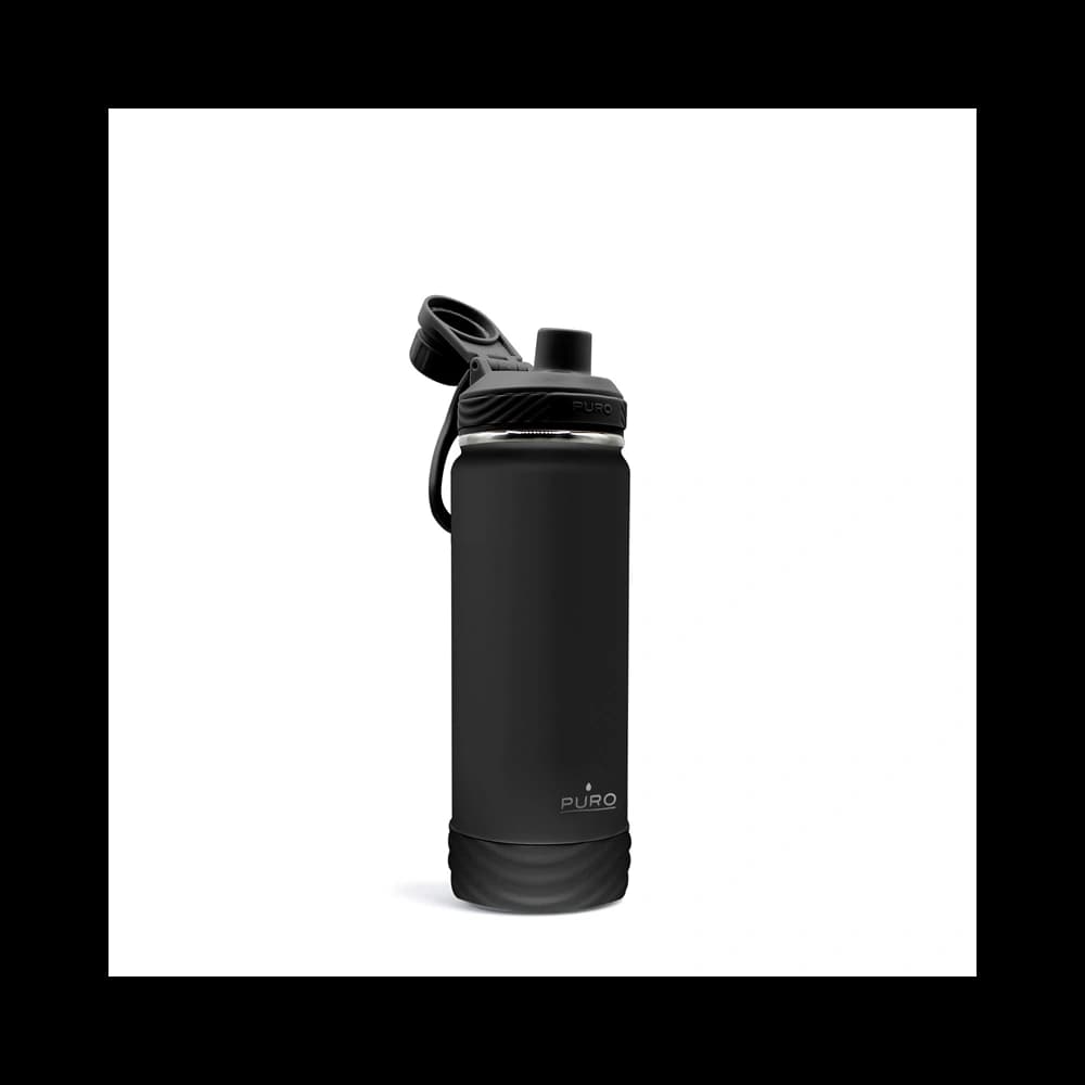 PURO Outdoor - Butelka termiczna ze stali nierdzewnej 500 ml (Black) - 2
