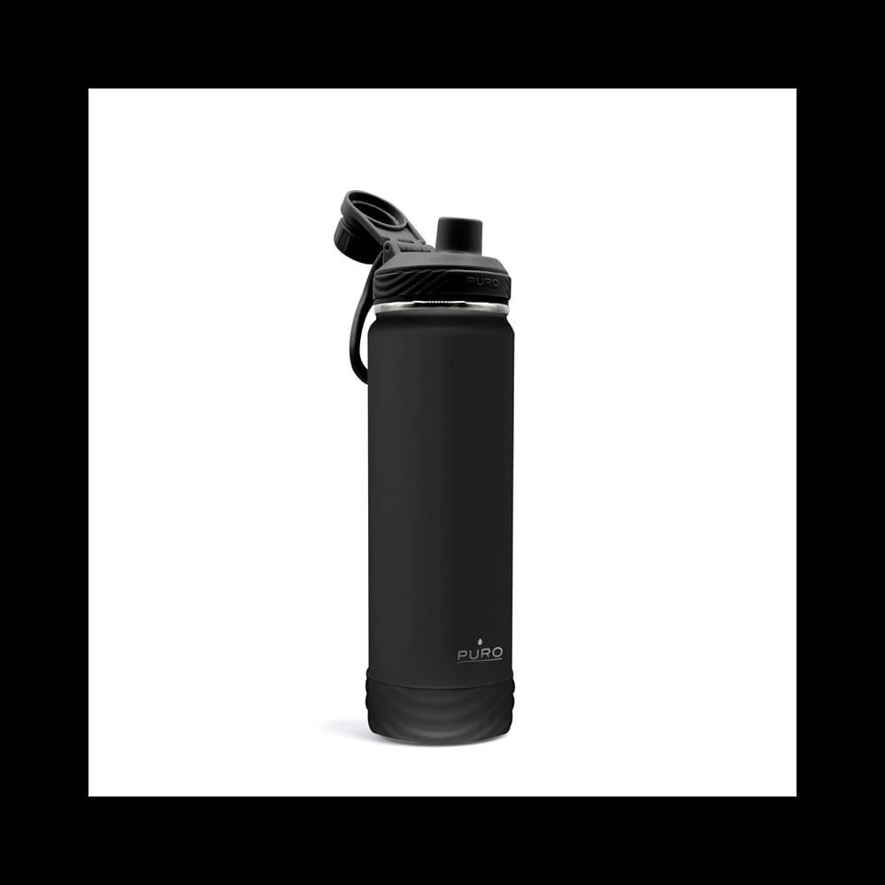 PURO Outdoor - Butelka termiczna ze stali nierdzewnej 750 ml (Black) - 2