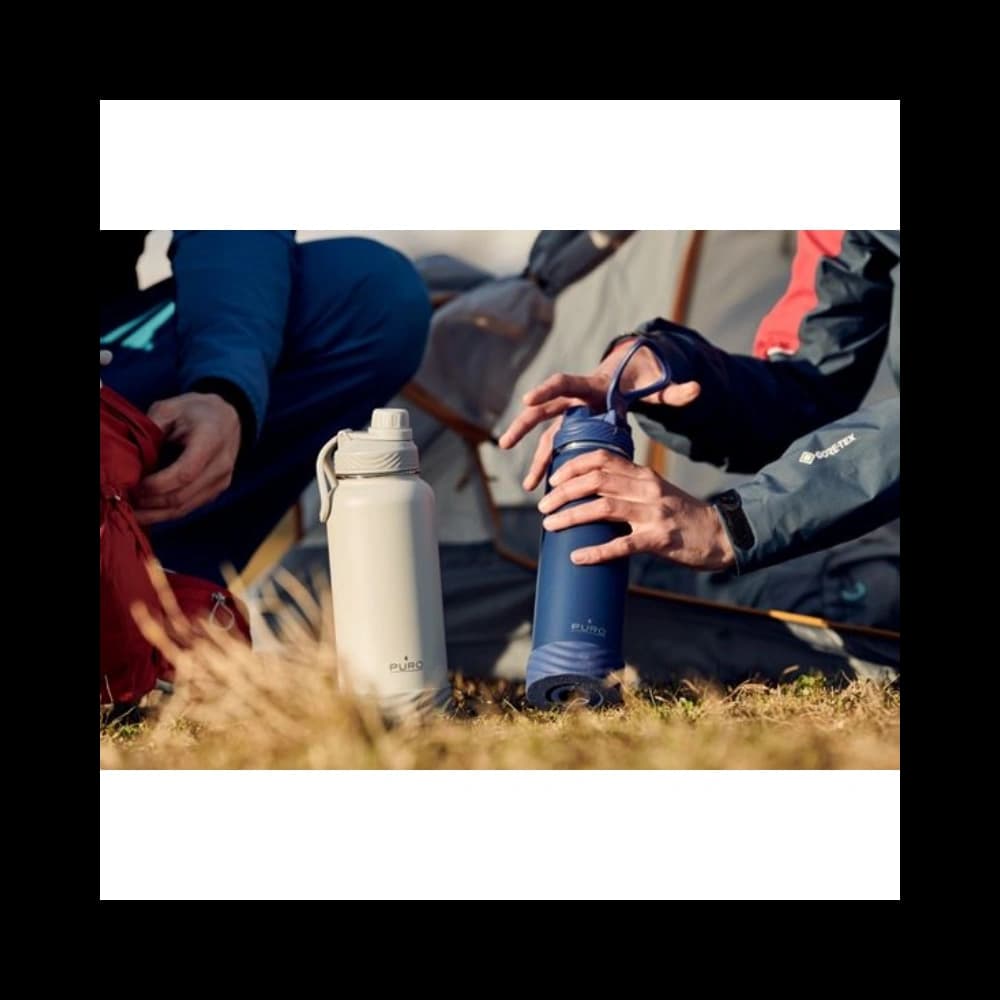 PURO Outdoor - Butelka termiczna ze stali nierdzewnej 750 ml (Dark Blue) - 7