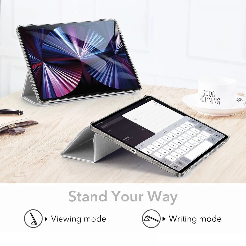 Etui ESR Ascend Trifold Apple iPad Pro 11 2021 (3. generace) Šedá + Sklo - 4