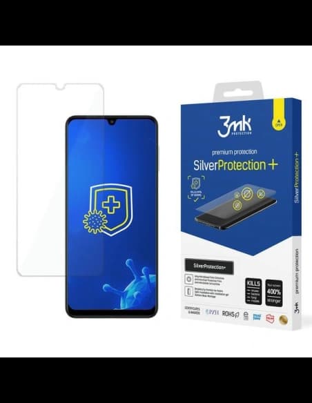 Antimikrobiális védőfólia 3MK Silver Protect+ Samsung Galaxy A22 4G