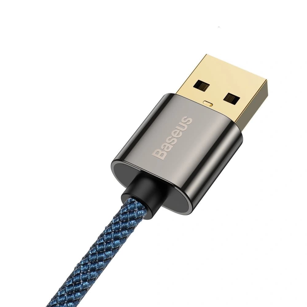 Kabel USB do USB-C kątový Baseus Legend Series, 66W, 1m (modrý) - 2