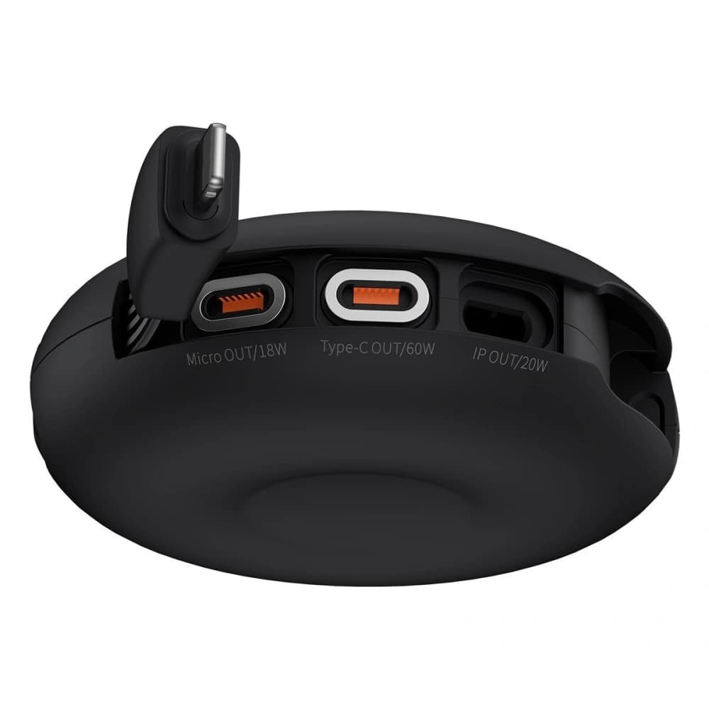 Kabel USB magnetický Baseus Zinc 3w1 USB-C / Lightning / Micro 20W, 1m (černý) - 5