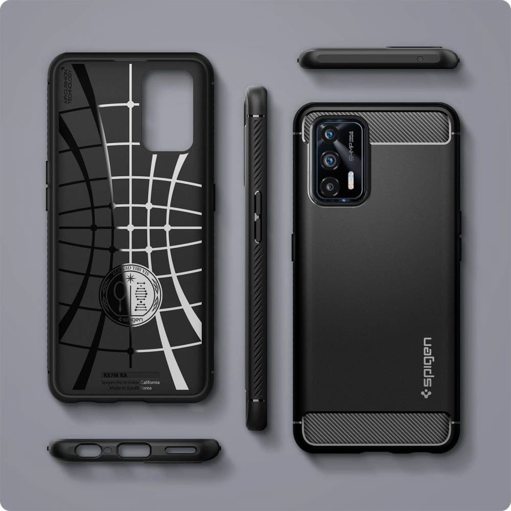 Etui Spigen Rugged Armor Realme GT 5G Matně černé - 7