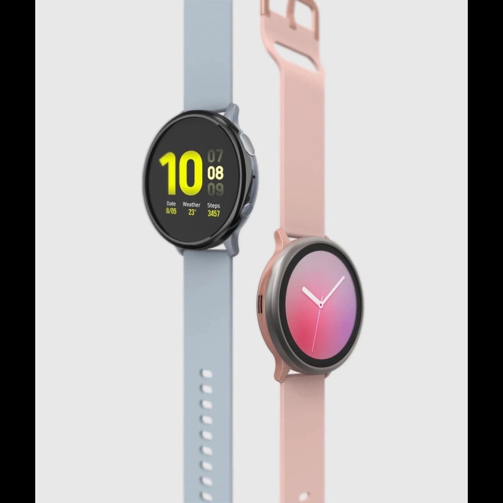 A Ringke Bezel Styling Samsung Galaxy Watch Active 2 40mm rozsdamentes acél ezüst GWA2-40-09 - 5