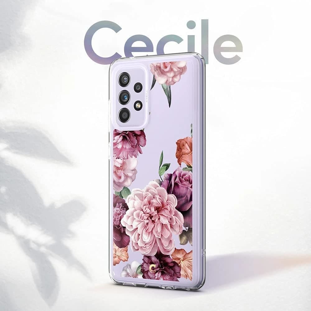 Etui Spigen Cyrill Cecile Samsung Galaxy A52/A52s Rózsás Virág - 2