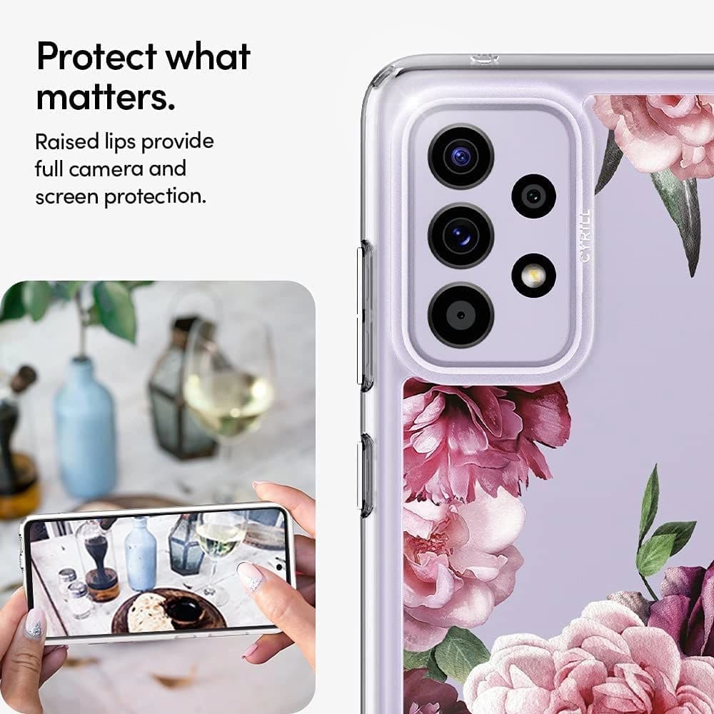 Etui Spigen Cyrill Cecile Samsung Galaxy A52/A52s Rózsás Virág - 5
