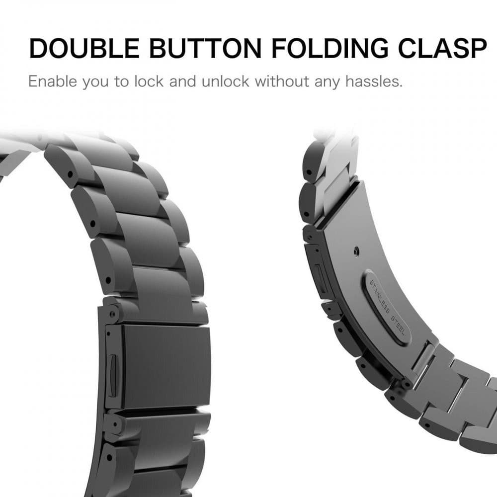 Bransoleta Tech-Protect Rozsdamentes Samsung Gear S3 Fekete - 6