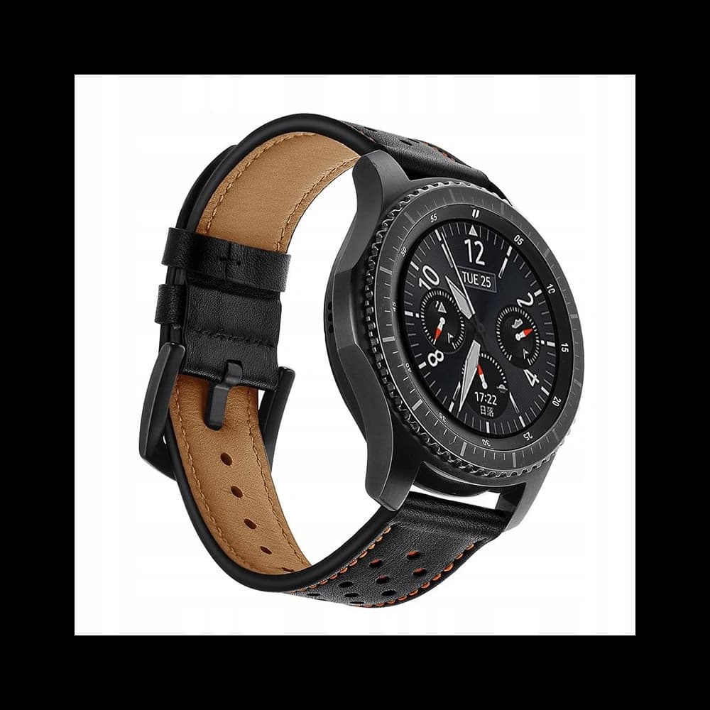 Tech-Protect Leder Samsung Gear S3 Schwarz - 3