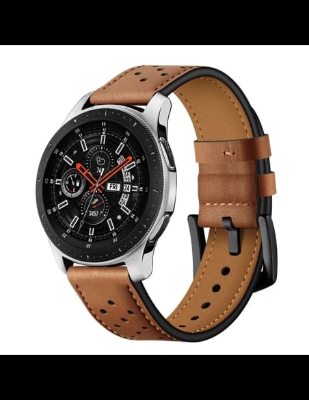 Pasek Tech-Protect Leather Samsung Galaxy Watch 46mm Brown