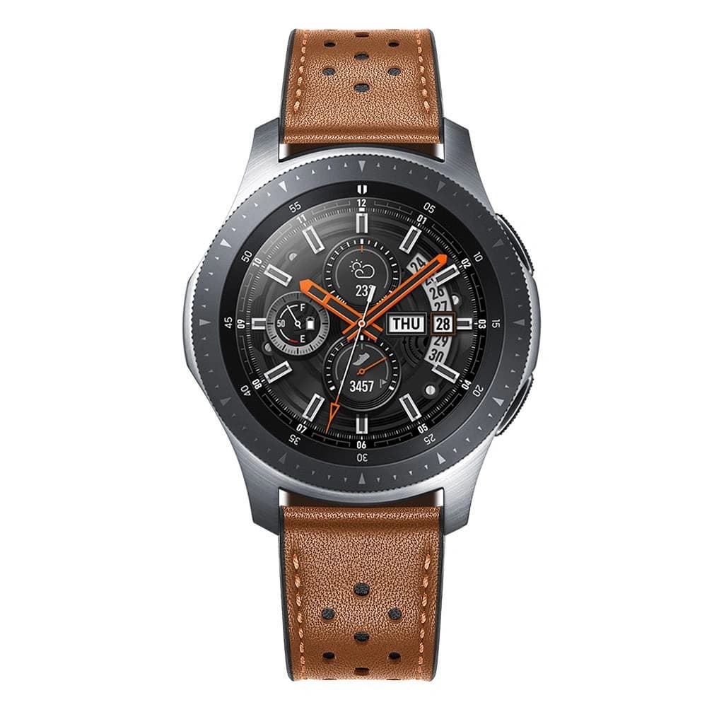 Pasek Tech-Protect Leather Samsung Galaxy Watch 46mm Hnědý - 2