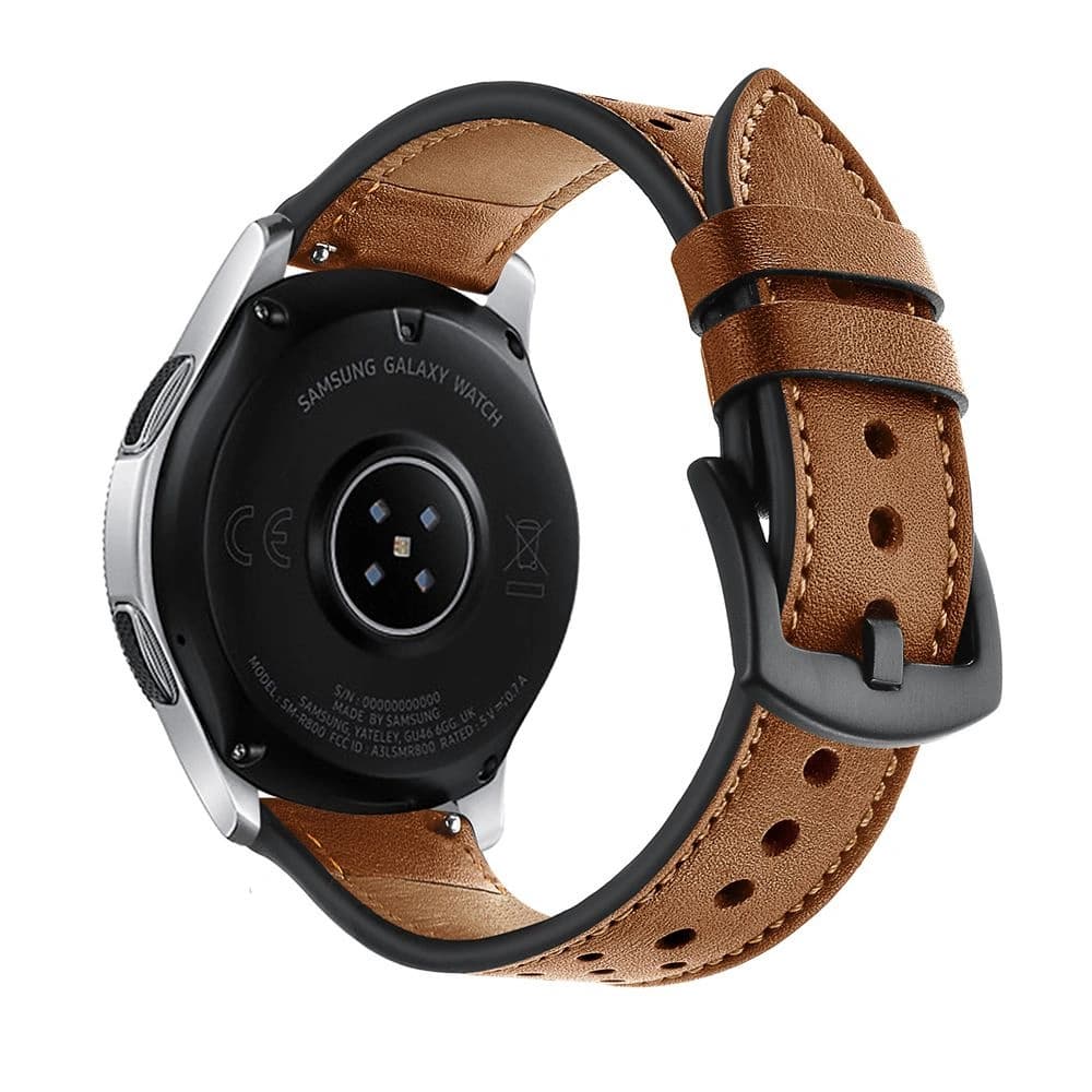 Pasek Tech-Protect Leather Samsung Galaxy Watch 46mm Hnědý - 4