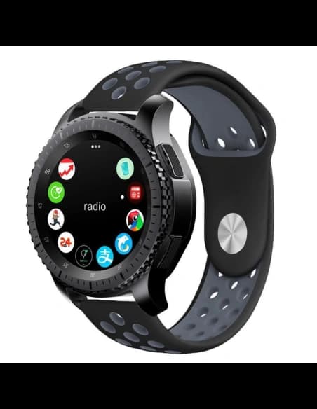 Pasek Tech-Protect Softband Samsung Galaxy Watch 46mm Black/grey