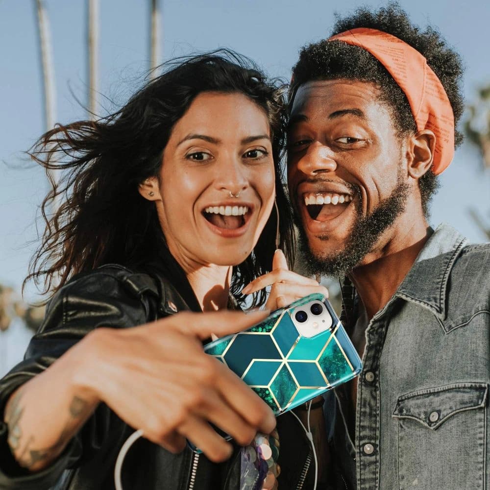 Etui Tech-Protect Marble Samsung Galaxy A51 Modrá - 6