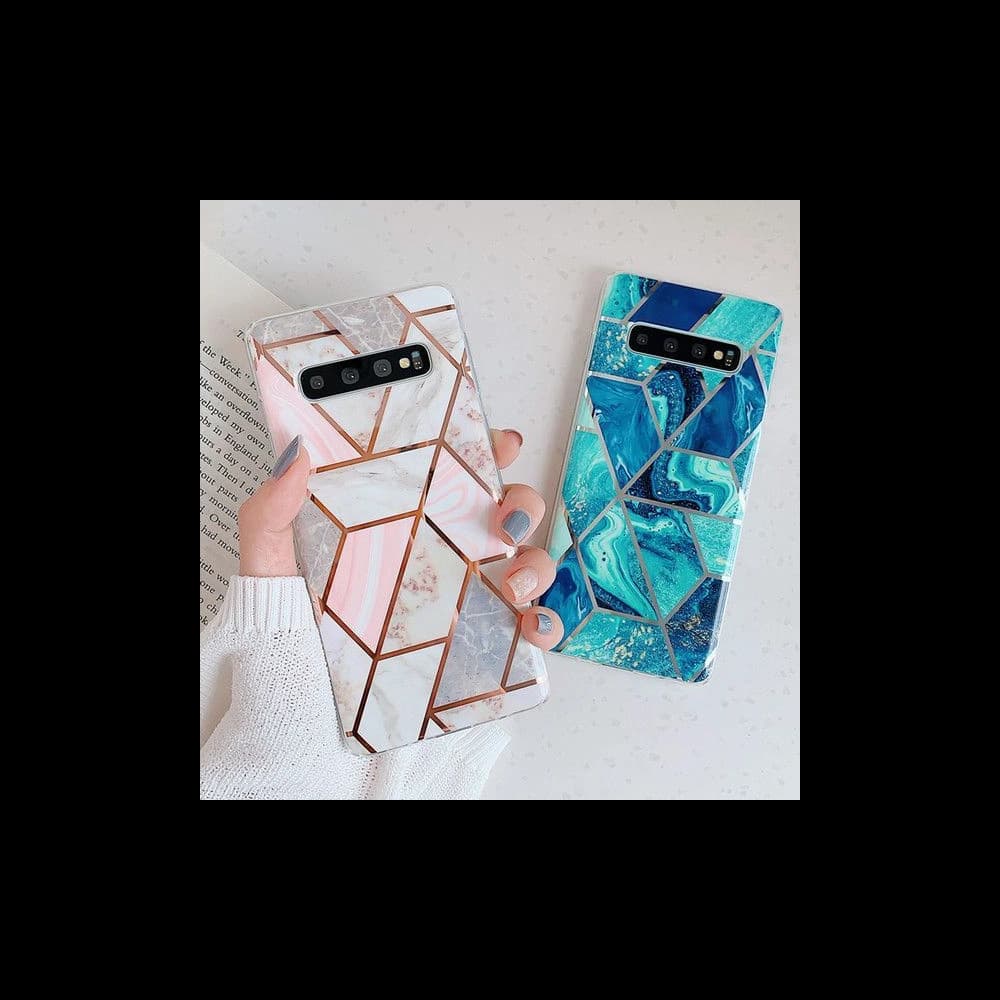 Etui Tech-Protect Marble Samsung Galaxy A41 Roz - 4