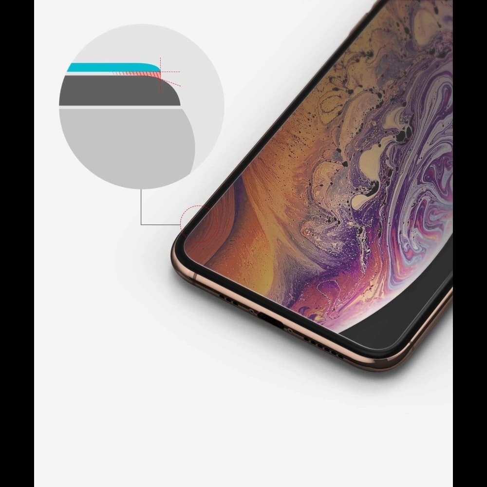 Hartglas-Set Ringke ID Glass iPhone X/XS 5.8 0.33mm 3er Pack - 5