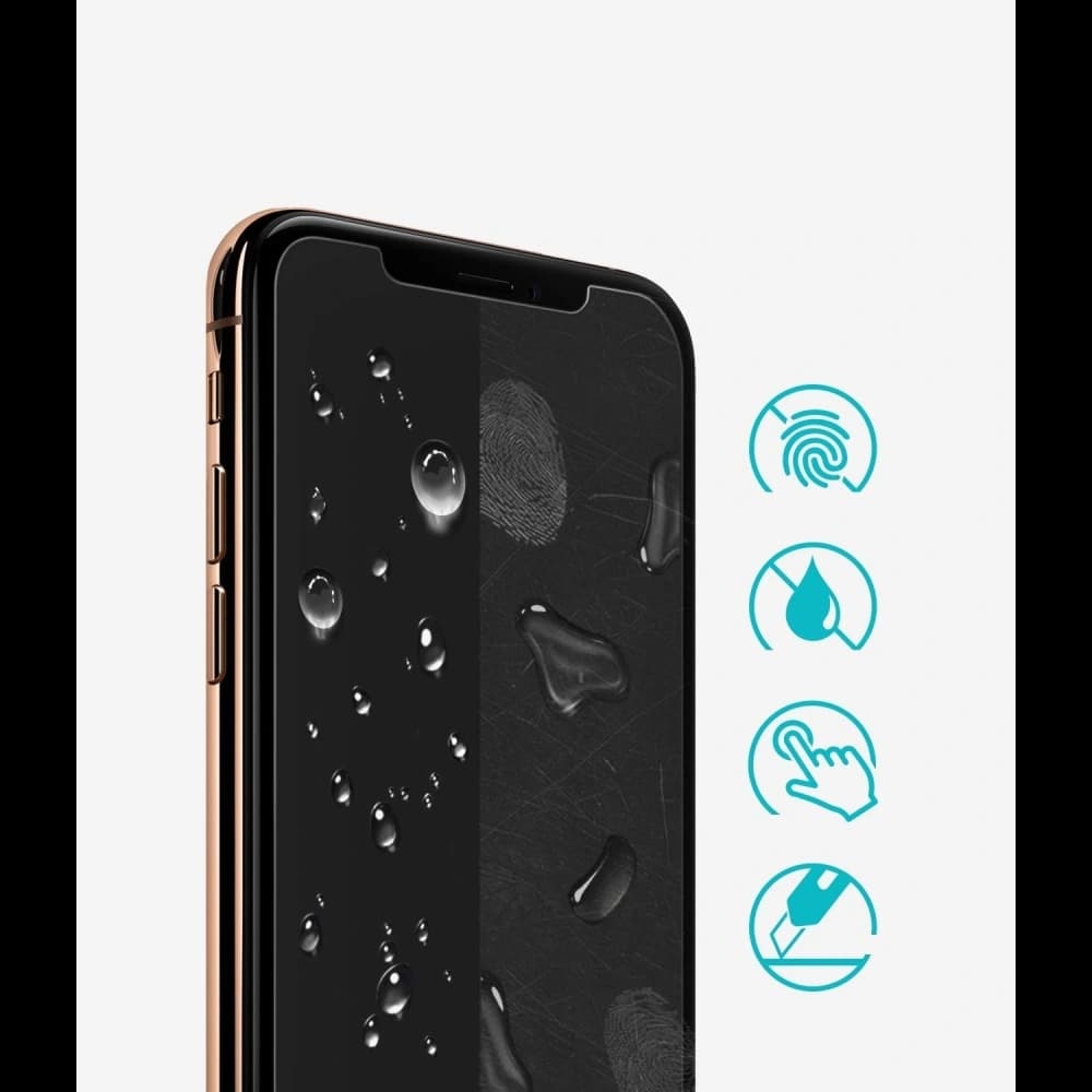 Hartglas-Set Ringke ID Glass iPhone X/XS 5.8 0.33mm 3er Pack - 7