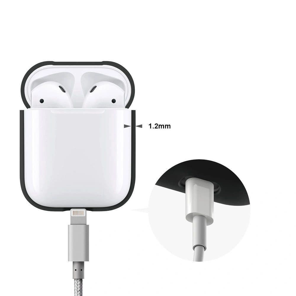 Etui Tech-Protect Ikon készlet Apple AirPods Fekete - 4