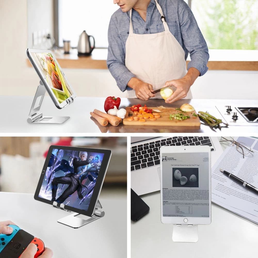 Tech-Protect Z10 Universal Stand Holder Tablet Silver - 7