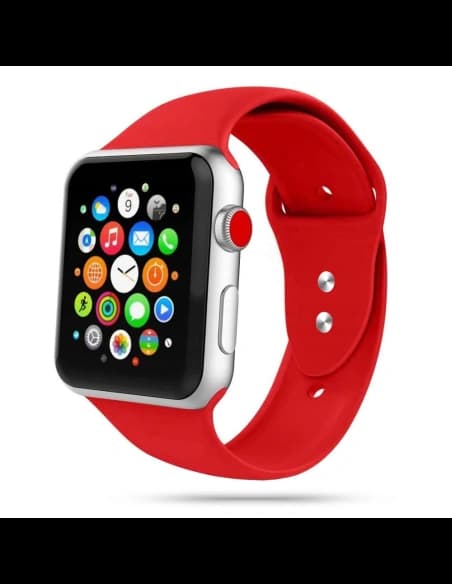Tech-Protect Iconband Apple Watch 4/5/6/7/SE/8/9/Ultra 44/45/49mm Rot